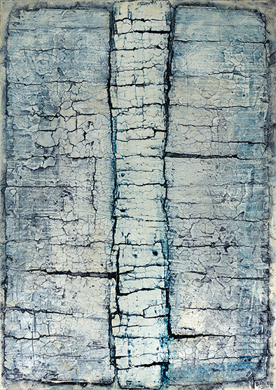 Harald Burger – aus der Serie NATURZEICHEN, Acryl auf Leinwand 70x100