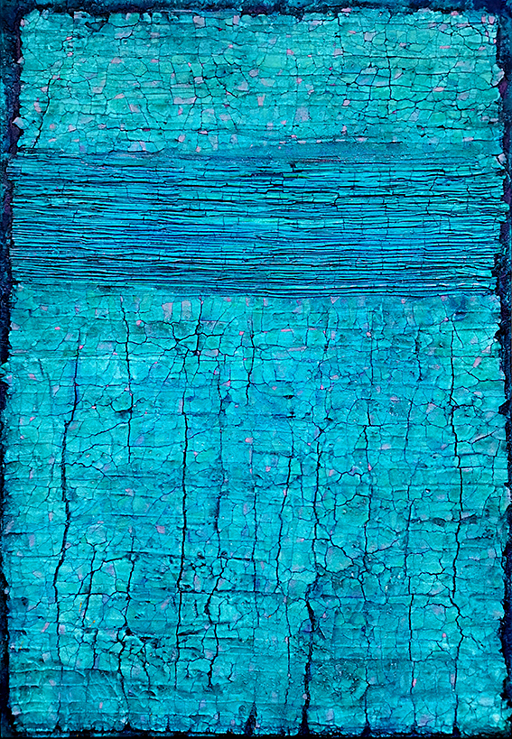 Harald Burger – aus der Serie NATURZEICHEN, Acryl auf Leinwand 90x130